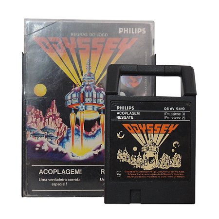 Jogo Odyssey 2 em 1 (Acoplagem e Resgate) - Odyssey² Philips