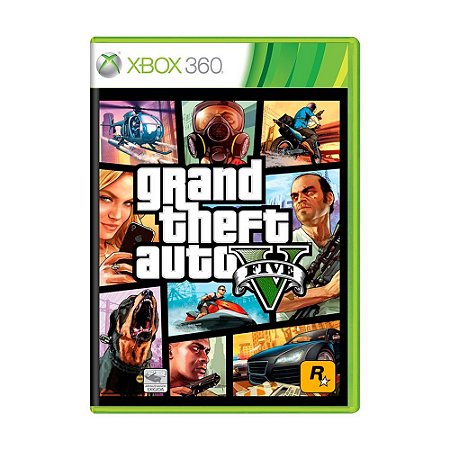 Jogo Grand Theft Auto V (GTA 5) - Xbox 360