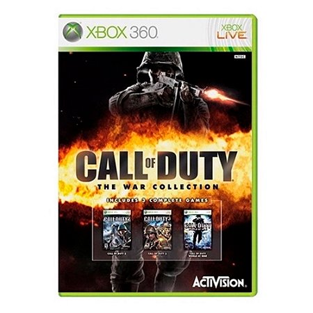 Jogo Call Of Duty: The War Collection - Xbox 360 (Apenas 2 Jogos)