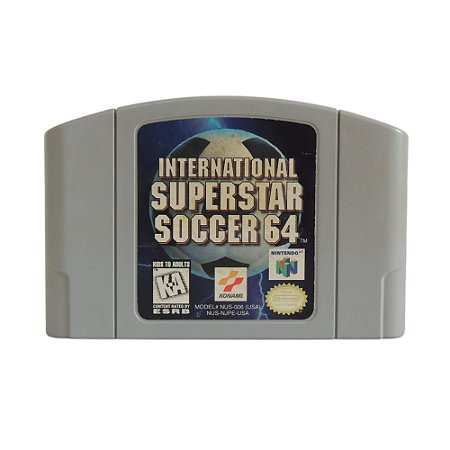Jogo International Superstar Soccer 64 - N64