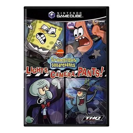 Jogo SpongeBob SquarePants: Lights, Camera, Pants! - GameCube