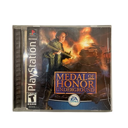 Jogo Medal of Honor Underground - PS1