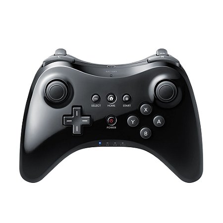 Pro Controller Preto OEM - Wii U