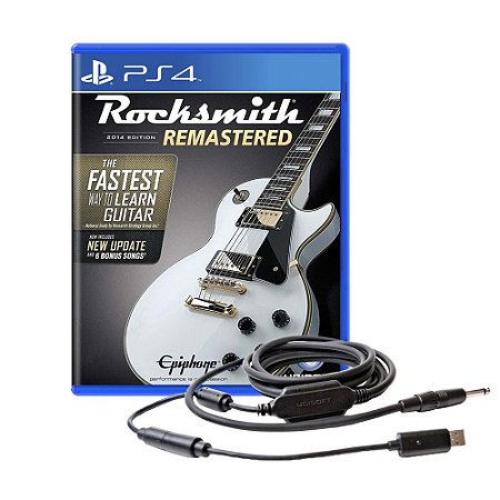 Jogo Rocksmith 2014 Edition Remastered + Cabo - PS4