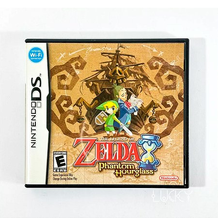 Capa Vazia Original Do Jogo The Legend Of Zelda Phantom Hourglass + Manual - DS