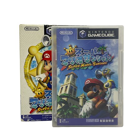 Jogo Super Mario Sunshine - GameCube (Japonês)