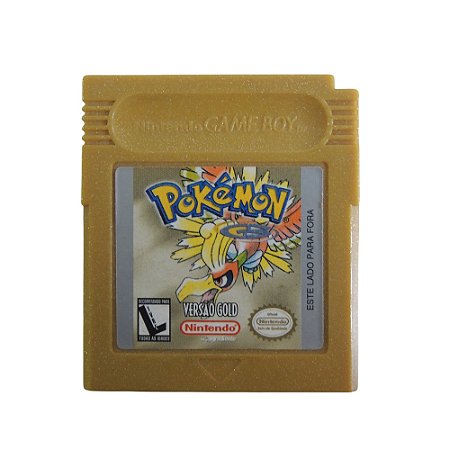 Jogo Pokémon Gold Version - GBC