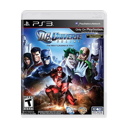 Jogo DC Universe Online: The Next Legend Is You - PS3 (Servidor Inativos)