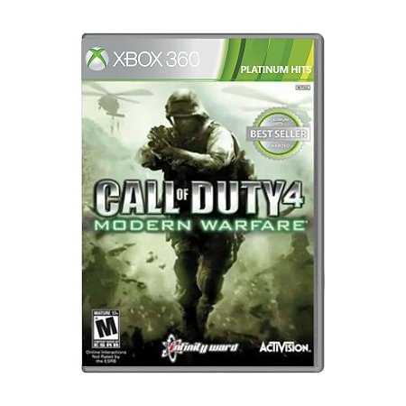 Jogo Call of Duty 4: Modern Warfare - Xbox 360 (Platinum Hits)