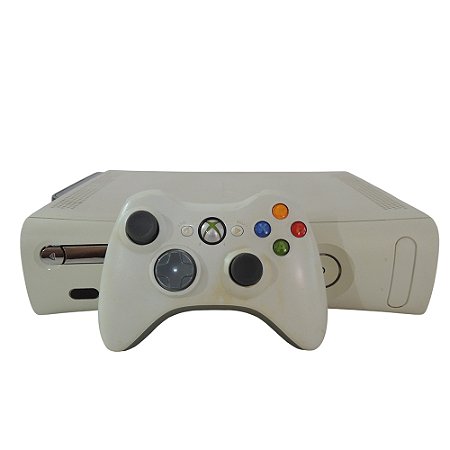 Console Xbox 360 FAT 20GB Branco - Microsoft (Desbloqueado LT 3.0)
