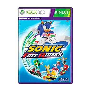 Jogo Sonic Free Riders - Xbox 360 (Platinum Hits)