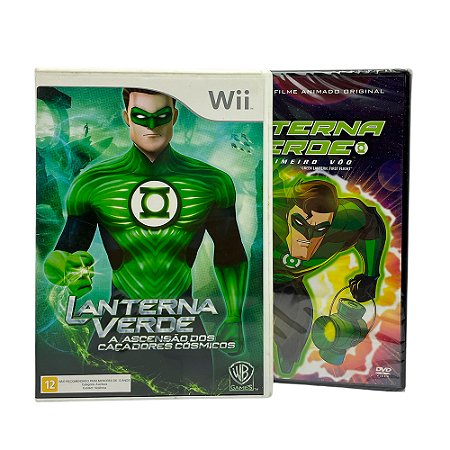 Jogo Lanterna Verde: A Ascensão dos Caçadores Cósmicos + Filme Lanterna Verde: Primeiro Vôo - Wii