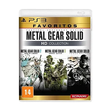 Jogo Metal Gear Solid: HD Collection - PS3 (Favoritos)