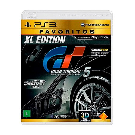 Jogo Gran Turismo 5: XL Edition - PS3 (Favoritos)