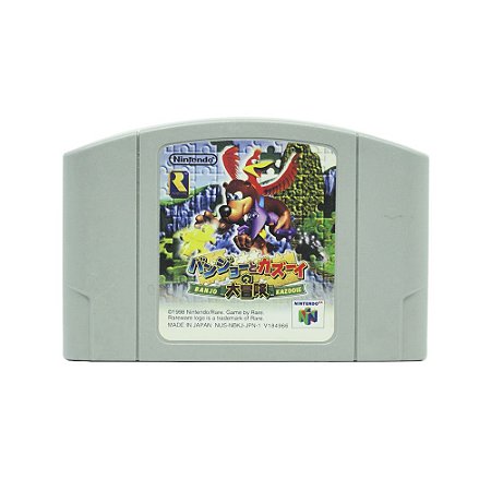 Jogo Banjo Kazooie - N64 (Japonês)