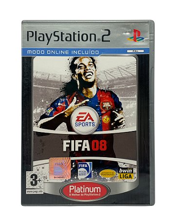 Jogo FIFA 08 - PS2 (Platinum, Europeu)