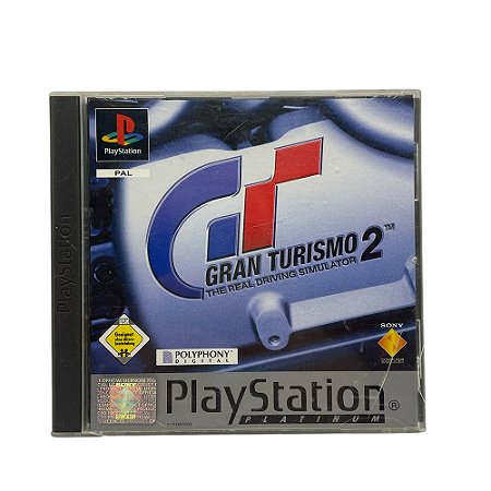 Jogo Gran Turismo 2 - PS1 (Platinum, Europeu)