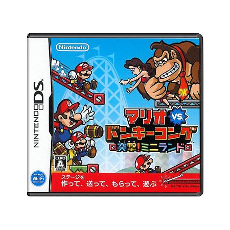 Jogo Mario Vs Donkey Kong: Mini-Land May Hem! - DS (Japonês)