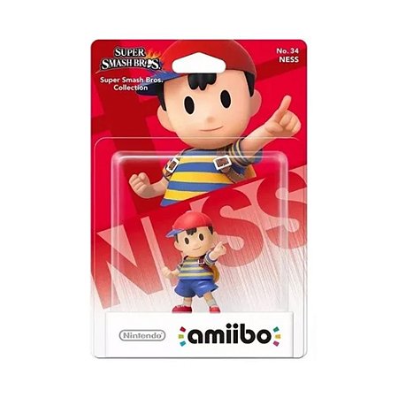 Amiibo Ness Earthbound: Super Smash Bros. - Nintendo (Lacrado)