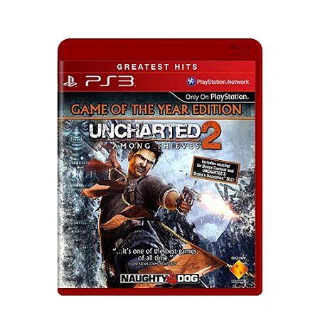 Jogo Uncharted 2: Among Thieves (GOTY) - PS3 (Greatest Hits, Lacrado)