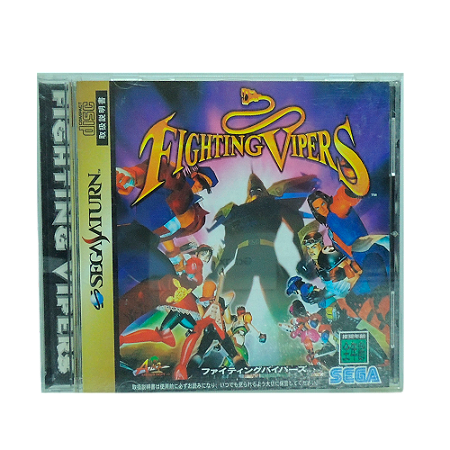 Jogo Fighting Vipers - Sega Saturn (Japonês)