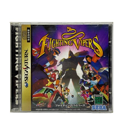 Jogo Fighting Vipers - Sega Saturn (Japonês)