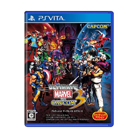 Jogo Ultimate Marvel Vs. Capcom 3 - PS Vita (Japonês)