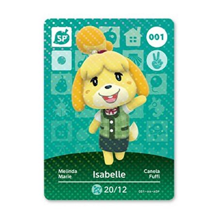 Animal Crossing Amiibo Card: Isabelle #001 - Nintendo