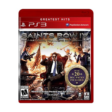 Jogo Saints Row IV: National Treasure Edition - PS3 ( Greatest Hits)