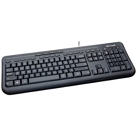 Teclado USB Wired Keyboard Desktop 600 Com Fio - Microsoft