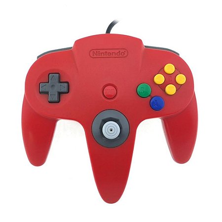 Controle Nintendo 64 Vermelho - Nintendo