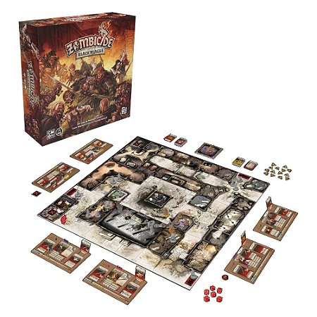 Jogo De Tabuleiro Zombicide Black Plague - Galápagos Jogos