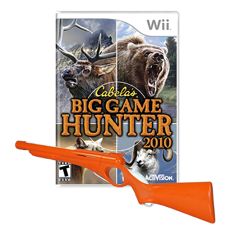 Jogo Cabela's Big Game Hunter 2010 + Rifle (Bundle) - Wii