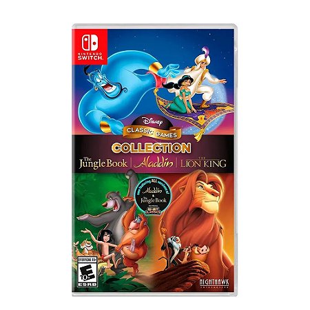 Jogo Disney Classic Games Collection: Aladdin, O Rei Leão e O Livro da Selva - Switch