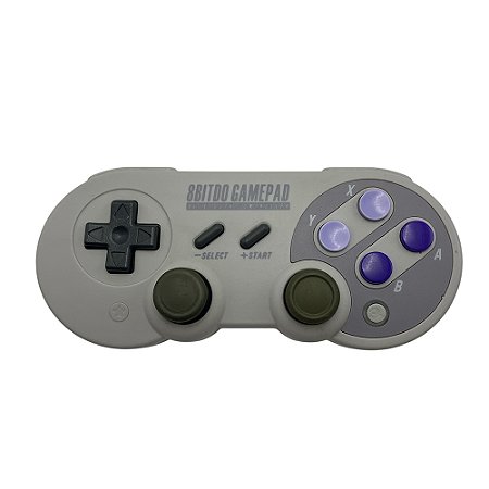 Controle 8BitDo SN30 Pro G Gray Bluetooth - Switch, PC e MAC