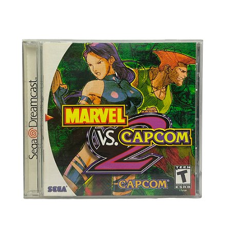 Jogo Marvel vs. Capcom 2 - Dreamcast