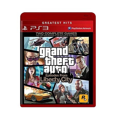 Jogo Grand Theft Auto: Episodes from Liberty City (GTA) - PS3 (Greatest Hits, Lacrado)