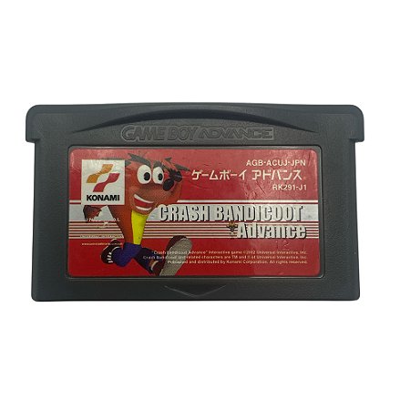 Jogo Crash Bandicoot Advance - GBA (Japonês)
