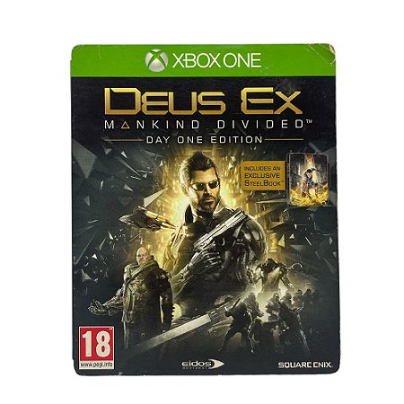 Jogo Deus Ex: Mankind Divided (Day One Edition) - Xbox One (SteelCase)