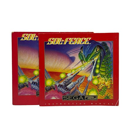 Jogo Sol Feace - Sega CD (Capa Dura)