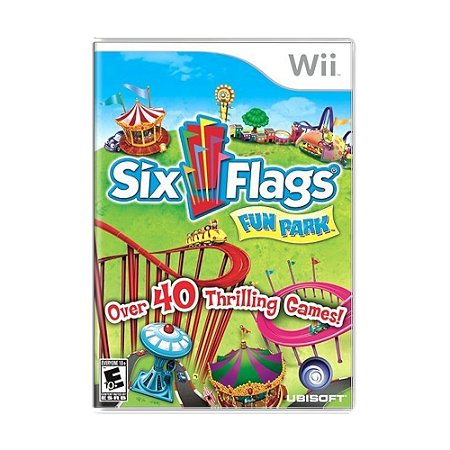 Jogo Six Flags Fun Park - Wii