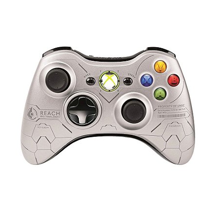 Controle Microsoft Sem Fio (Edição Limitada: Halo Reach) - Xbox 360