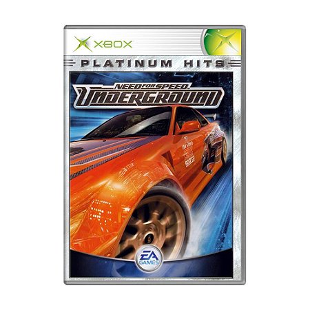 Jogo Need For Speed Underground - Xbox (Platinum Hits, Lacrado)