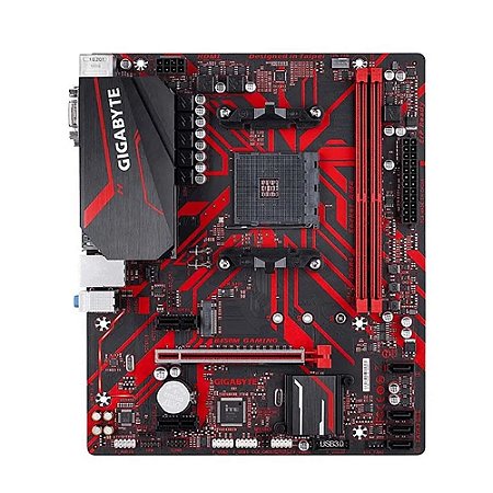 Placa-Mãe Gigabyte B450M Gaming, AM4, DDR4 - Gigabyte