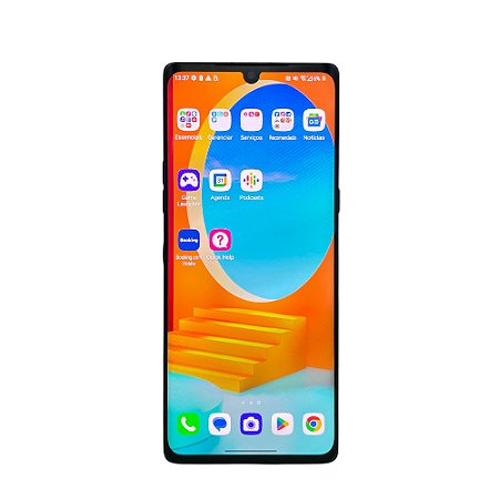 Celular Velvet LM-G910EMW 4G Aurora Grey (Memória 128GB, 6GB RAM) - LG