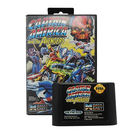 Jogo Captain America and the Avengers - Sega Genesis