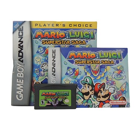 Jogo Mario & Luigi: Superstar Saga - GBA