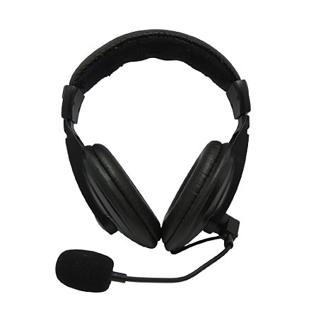 Headset C3Tech PH-60BK - Microfone Flexível, Preto