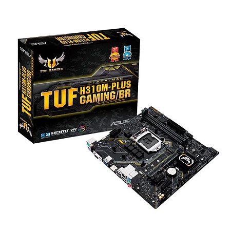 Placa-Mãe ASUS TUF H310M-PLUS Gaming R2.0 LGA1151 DDR4 Micro ATX