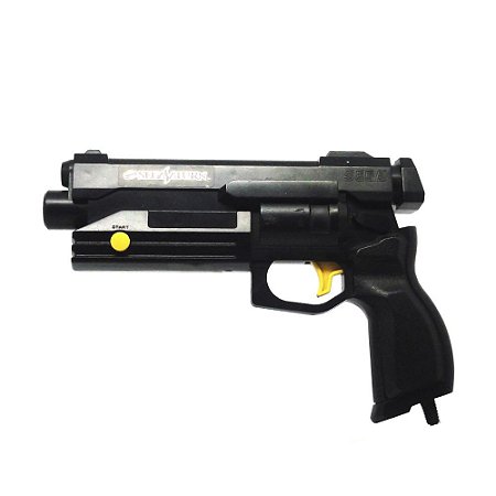 Controle Stunner Pistola preta - Sega Saturn